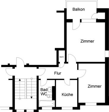 Foto - Etagenwohnung zur Miete in Quedlinburg