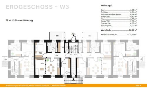 Foto - Kernsanierte 3-Zimmer-Wohnung + Balkon + Stellpl. in Pfullendorf