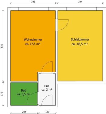 Foto - Etagenwohnung in Eisleben (Lutherstadt) zur Miete