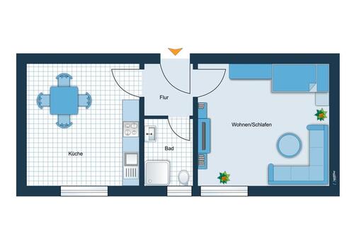 Foto - Etagenwohnung zur Miete in Chemnitz