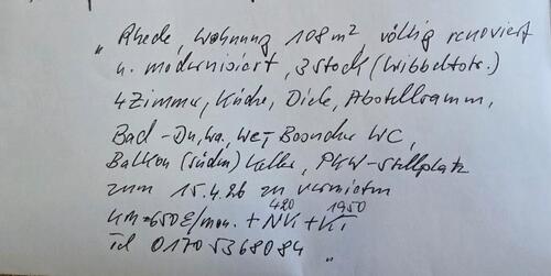 Foto - Helle 4-Zimmer-Wohnung mit Balkon und Stellplatz in Rhede