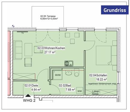 Foto - 2 Zimmer Terrassenwohnung zur Miete in Bad Schwartau