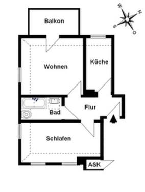 Foto - 2 Zimmer Dachgeschoßwohnung in Dresden