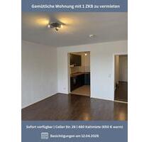 Zentrale 1-ZKB-Wohnung mit neuer Einbauküche und Südbalkon - Braunschweig Lehndorf-Watenbüttel