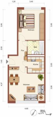 Foto - Etagenwohnung zur Miete in Prenzlau