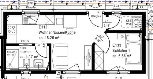 Foto - Einliegerwohnung zu vermieten - 800,00 EUR Kaltmiete,