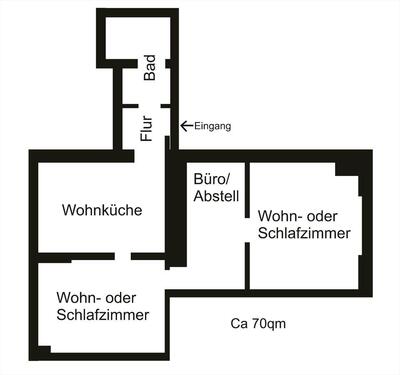 Foto - 3 Zimmer Erdgeschoßwohnung zur Miete in Remseck am Neckar