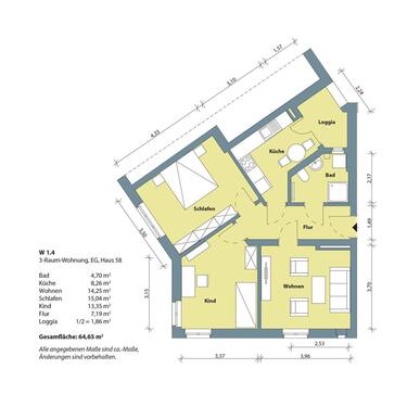 Foto - Etagenwohnung in Gera