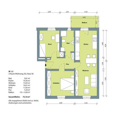 Foto - Etagenwohnung in Gera