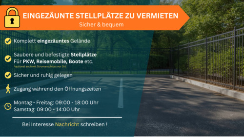 Foto - Stellplätze für PKW, Reisemobile, Boote, etc.