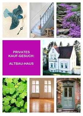 Foto - Es soll ein Altbau-Haus Bj. um 1900 mit hohen Decken sein