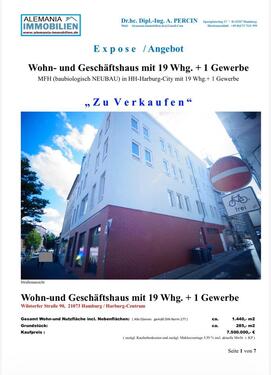 Foto - Wohn- und Geschäftshaus mit 19 Wohnung + Gewerbe