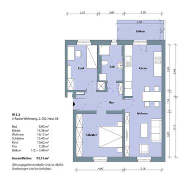 Foto - Etagenwohnung in Gera