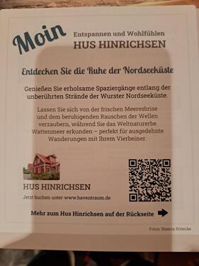 Foto - Dorum- Neufeld: Exklusives Schwedenhaus-Ferienhaus für 4 Personen