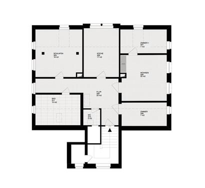 Foto - 4 Zimmer Dachgeschoßwohnung zur Miete in Hohenstein-Ernstthal