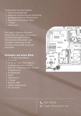 Foto - Etagenwohnung in Aachen zum Kaufen