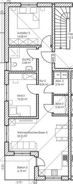 Foto - 3 Zimmer Etagenwohnung zur Miete in Cham