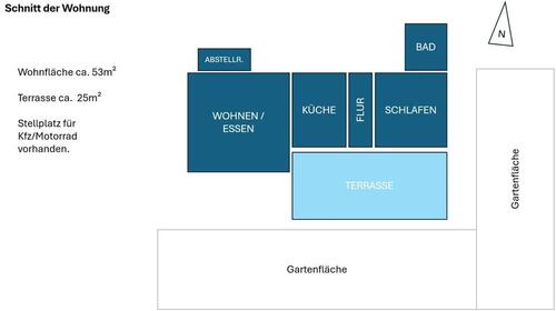 Foto - 2-Zimmer Wohnung zur Miete ab 1.März 2026