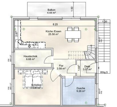 Foto - 3,5-Zimmer Neubau Wohnung über 2-Ebenen zu vermieten