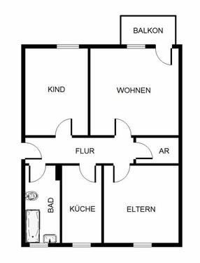Foto - Etagenwohnung zur Miete in Köln