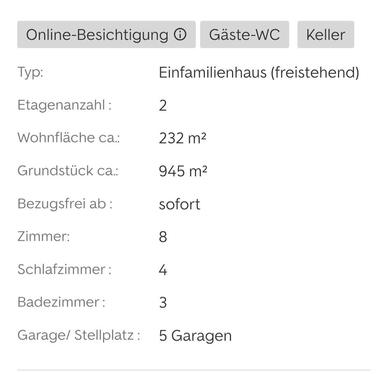 Foto - 8 Zimmer Einfamilienhaus zum Kaufen in Bad Salzungen