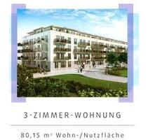 3 Zimmer Wohnung 2 Bäder Balkon - München Messestadt Riem