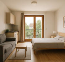 1 Zimmerwohnung in Top-Lage - 121.600,00 EUR Kaufpreis, ca.  30,00 m² in Illertissen (PLZ: 89257)