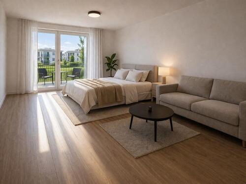 Foto - Erstbezug – Möblierte 1-Zimmer-Wohnung (41 m²) - Möbliert