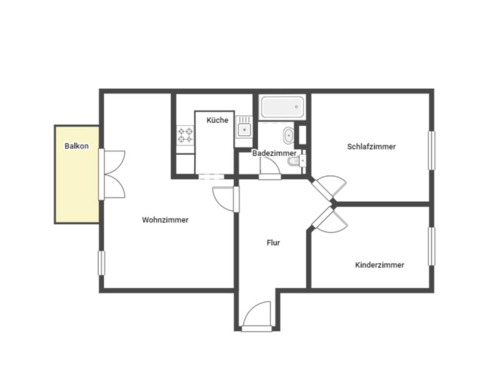 Foto - Etagenwohnung zur Miete in Garching an der Alz