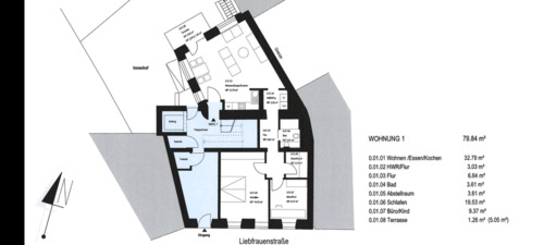 Foto - Innenstadt: Kernsanierte 3 ZKB Erdgeschoss-Wohnung - Erstbezug