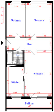 Foto - Etagenwohnung in Zerbst (Anhalt)