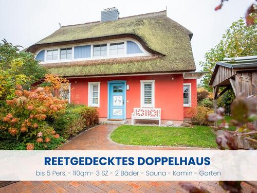 Foto - Ferienhaus Darß Reetdach Sauna Kamin ruhige Lage 2 bis 5 Personen