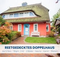 Ferienhaus Darß Reetdach Sauna Kamin ruhige Lage 2 bis 5 Personen - Prerow