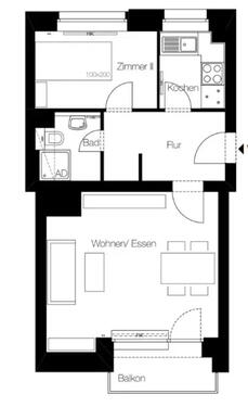 Foto - Etagenwohnung zur Miete in Berlin