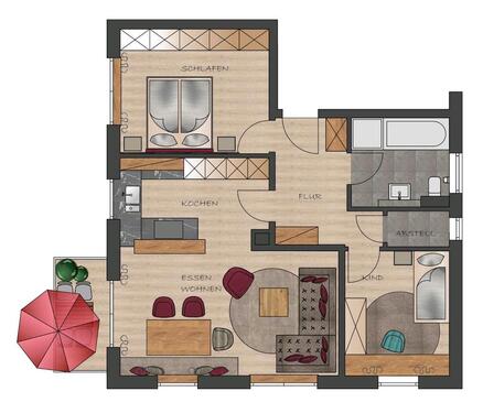Foto - PROVISIONSFREI - Neuwertige 3- Zimmerwohnung zu Verkaufen