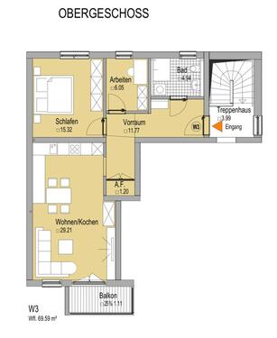 Foto - Etagenwohnung zur Miete in Kirchroth