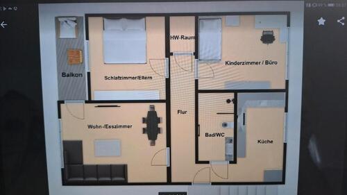 Foto - 1 Zi Whg in Senioren WG - 500,00&nbsp;EUR Kaltmiete, ca.&nbsp; 16,00&nbsp;m&sup2;