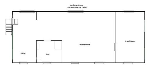 Foto - NEU renovierte 2-3 Raum Wohnung in idyllischer Lage