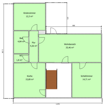 Foto - 3 Zimmer Etagenwohnung zur Miete in Burladingen