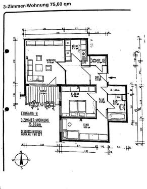 Foto - 3 Zimmer Etagenwohnung in Tübingen
