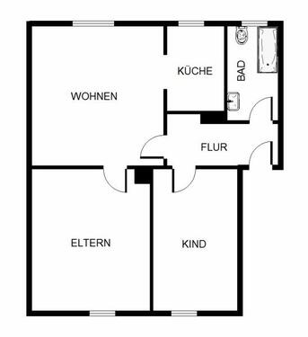 Foto - 2.5 Zimmer Etagenwohnung zur Miete in Essen