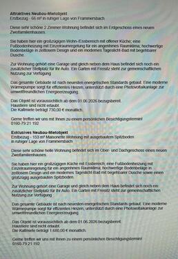 Foto - 2 Zimmer Erdgeschoßwohnung zur Miete in Flörsbachtal