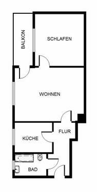 Foto - Etagenwohnung in Duisburg zur Miete