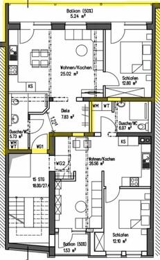 Foto - Moderne 56qm Wohnung in zentraler Lage