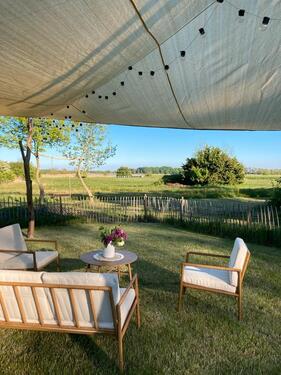 Foto - Ferienwohnung Rügen Wasserblick Garten Terrasse Grill Ruderboot