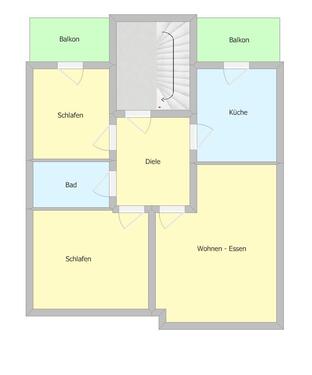 Foto - Schöne Wohnung mit zwei Balkonen in guter Stadtlage