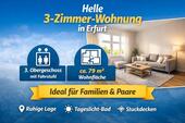 Foto - Helle große 3 Zimmer-Wohnung in ruhiger Lage - Erfurt