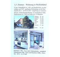 1,5 Zimmerwohnung in der Paul-Francke-Str.1 in Wolfenbüttel