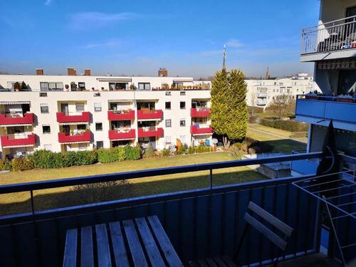 Foto - Helle,ruhige 1-Zi-Whg im 3.OG mit Balkon & Aufzug in Neureut