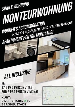 Foto - Möbliertes Zimmer 500€ All-Inclusive Keine Kaution WG